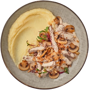 Изображение товара Бефстроганов Перекресток Select с картофельным пюре 250г