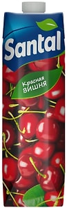 Изображение товара Напиток сокосодержащий Santal Красная вишня 1л