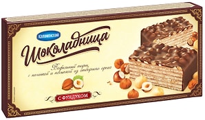 Изображение товара Вафельный торт Шоколадница с фундуком 230г