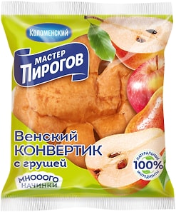 Изображение товара Конвертик Мастер Пирогов Венский с грушей 70г