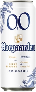Изображение товара Напиток пивной Hoegaarden нефильтрованный осветленный 0% 450мл