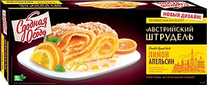 Изображение товара Пирог Сдобная Особа Австрийский штрудель Лимон Апельсин 400г