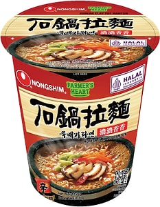 Изображение товара Лапша Nongshim Clay Pot со вкусом говядины быстрого приготовления 70г