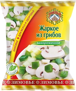 Изображение товара Смесь овощная Зимовье Жаркое из грибов замороженное 400г