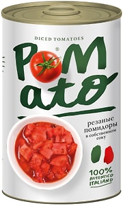 Изображение товара Помидоры Pomato Резаные 400г
