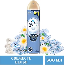 Изображение товара Освежитель воздуха Glade Свежесть белья 300мл