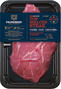 Изображение товара Стейк Праймбиф Топ-Сирлойн из мраморной говядины 400г