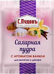 Изображение товара Сахарная пудра С.Пудовъ с ароматом ванили 40г