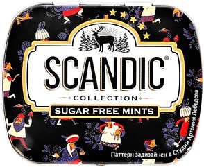 Изображение товара Конфеты Scandic Клубничный микс без сахара 14г