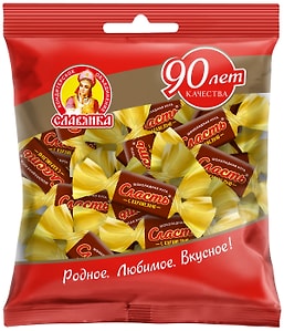Изображение товара Конфеты Славянка Шоколадная нуга с карамелью 199г