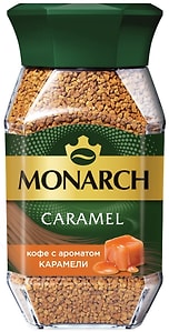 Изображение товара Кофе растворимый Monarch Карамель сублимированный 95г