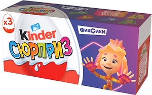 Изображение товара Яйцо с игрушкой Kinder Сюрприз из молочного шоколада 60г в ассортименте