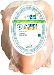 Изображение товара Цыпленок Зеленая линия Корнишон 1кг
