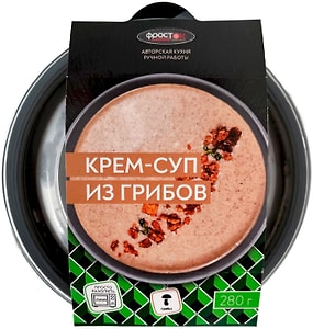 Изображение товара Крем-суп Фросток из грибов замороженный 280г