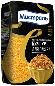 Изображение товара Булгур Мистраль для плова 500г