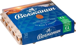 Изображение товара Яйца куриные Волжанин коричневые С1 30шт