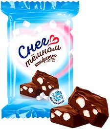 Изображение товара Конфеты Сладуница Снег в темном глазированные 1кг