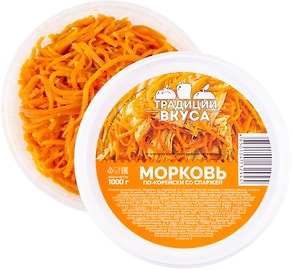 Изображение товара Морковь Традиции Вкуса по-корейски со спаржей 1кг