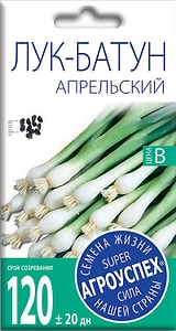 Изображение товара Семена Агроуспех Лук-батун Апрельский 1г