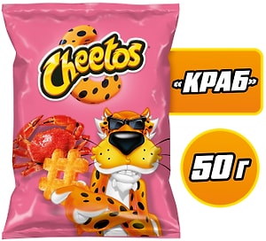 Изображение товара Снеки кукурузные Cheetos Краб 50г