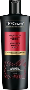 Изображение товара Шампунь для волос Тресемме Кератин + цвет для окрашенных 400мл