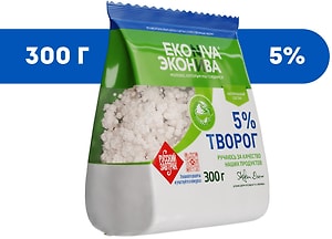 Изображение товара Творог ЭкоНива рассыпчатый 5% 300г