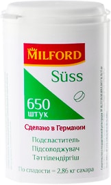 Изображение товара Заменитель сахара Milford Suss 650 таб