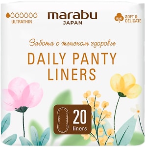 Изображение товара Прокладки женские Marabu гигиенические ежедневные 20шт