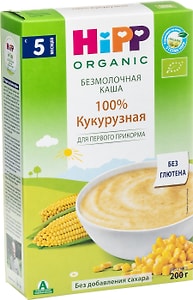 Изображение товара Каша HiPP кукурузная безмолочная 200г