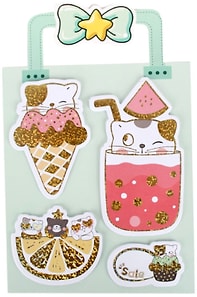 Изображение товара Набор стикеров Котики FHQ2311W187 75 листов в ассортименте