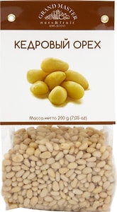 Изображение товара Орехи Grand Master кедровые 200г