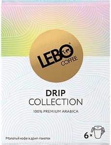 Изображение товара Кофе молотый Lebo в дрип-пакетах 63г