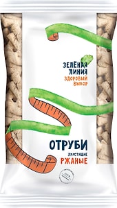 Изображение товара Отруби Зеленая линия Хрустящие ржаные 230г