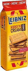 Изображение товара Печенье-сэндвич Bahlsen Leibniz Keksn Сливочное с шоколадной начинкой 190г