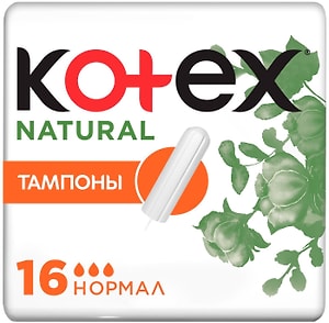 Изображение товара Тампоны Kotex Natural Нормал 16шт