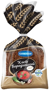 Изображение товара Хлеб Коломенский Бородинский нарезка 400г