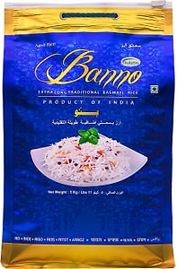 Изображение товара Рис Banno Extra Long Traditional Basmati 5кг