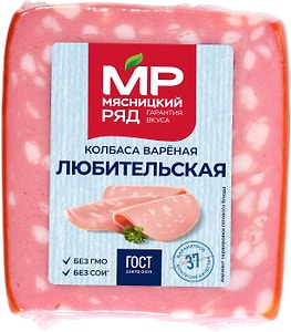 Изображение товара Колбаса Мясницкий ряд Любительская вареная 400г