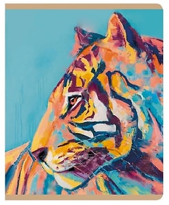 Изображение товара Тетрадь общая на скрепке в клетку А5 48л в ассортименте