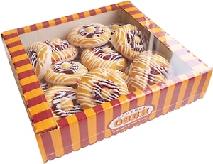 Изображение товара Печенье Семейка Озби бисквитное вишня в белой глазури 400г