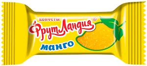 Изображение товара Конфеты Славянка Фрутландия желейные со вкусом манго