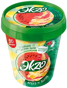 Изображение товара Мороженое Эkzo Арбуз-Дыня 520г