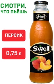 Изображение товара Нектар Swell Персиковый с мякотью 750мл