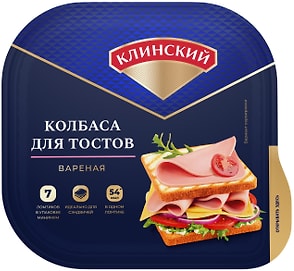 Изображение товара Колбаса вареная Клинский для Тостов 210г