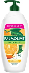 Изображение товара Гель-крем для душа Palmolive Натурэль Витамин С и Апельсин с увлажняющим молочком 750мл