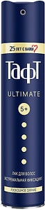 Изображение товара Лак для укладки волос Тафт Ultimate экстремальная фиксация 225мл