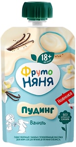 Изображение товара Пудинг ФрутоНяня молочный Ваниль 2% с 18 месяцев 90г