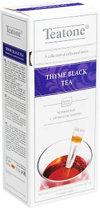 Изображение товара Чай черный Teatone с чабрецом 15*1.8г