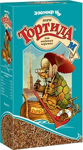 Изображение товара Корм для водяных черепах Зоомир Тортила М  50г