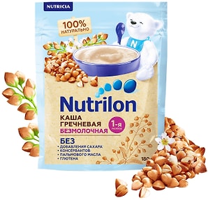 Изображение товара Каша Nutrilon Гречневая безмолочная 180г